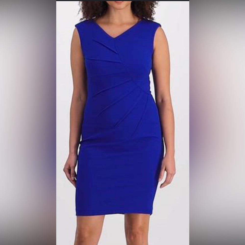 NWT Calvin Klein Women's Sleeveless Starburst Sheath Dress - Picture 1 of 4